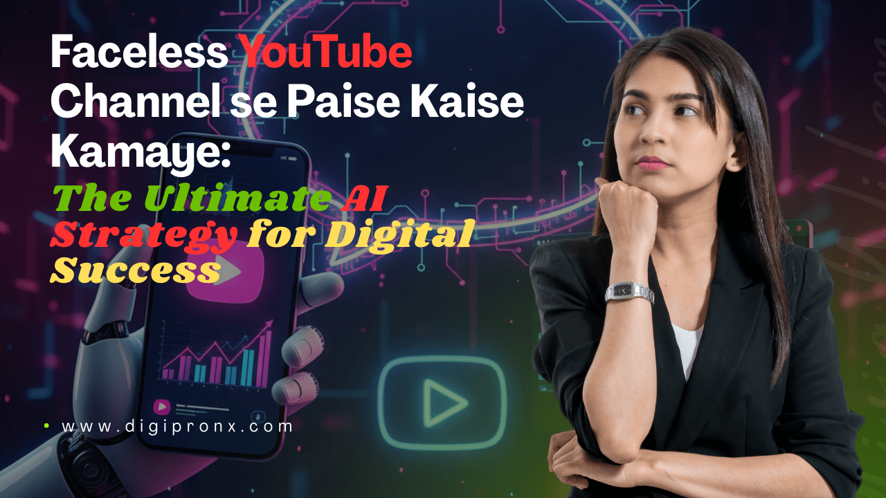 Faceless YouTube Channel se Paise Kaise Kamaye