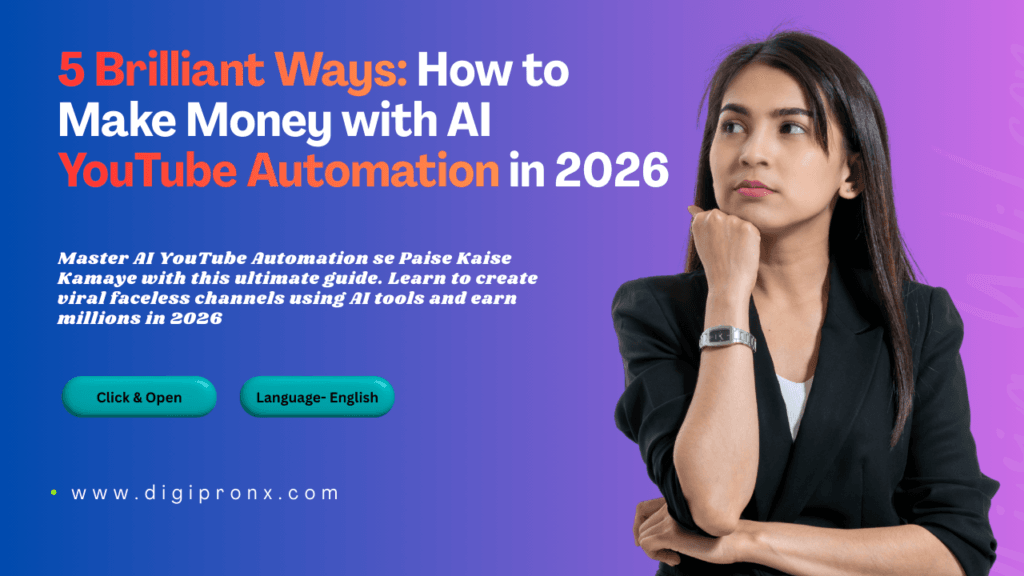 AI YouTube Automation se Paise Kaise Kamaye complete step by step guide to creating faceless channels and earning money with AI video tools.