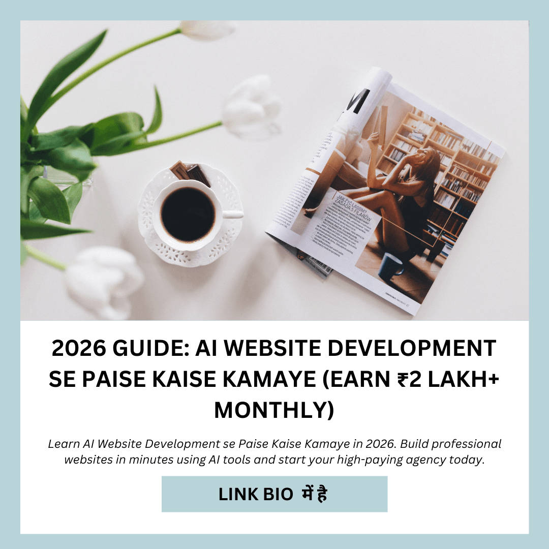 2026 Guide: AI Website Development se Paise Kaise Kamaye (Earn ₹2 Lakh+ Monthly) guide