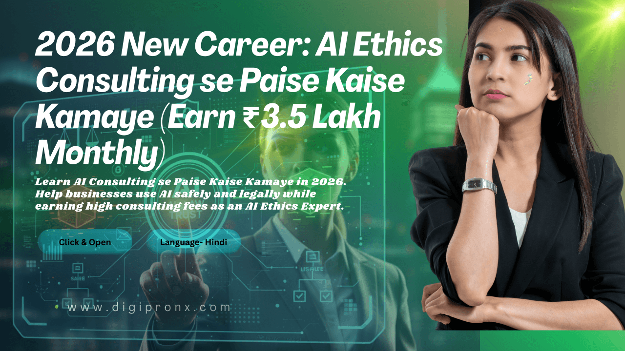 2026 New Career: AI Ethics Consulting se Paise Kaise Kamaye (Earn ₹3.5 Lakh Monthly) guide