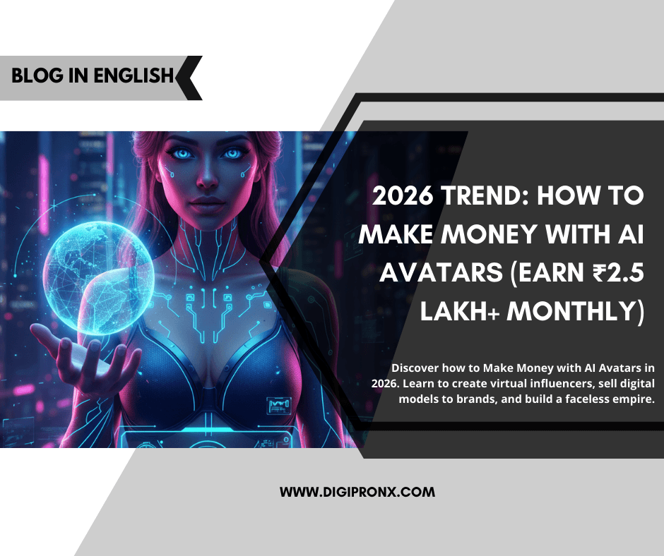 2026 Trend: How to Make Money with AI Avatars (Earn ₹2.5 Lakh+ Monthly) guide
