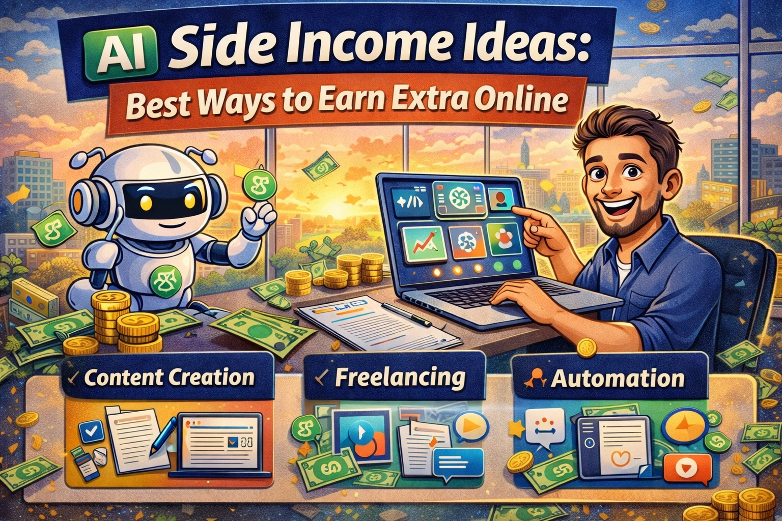 AI Side Income Ideas: Best Ways to Earn Extra Online