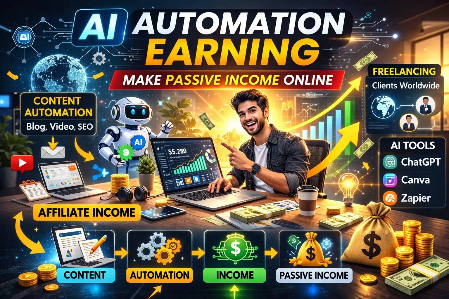 AI Automation Earning: Best Ways to Make Passive Income