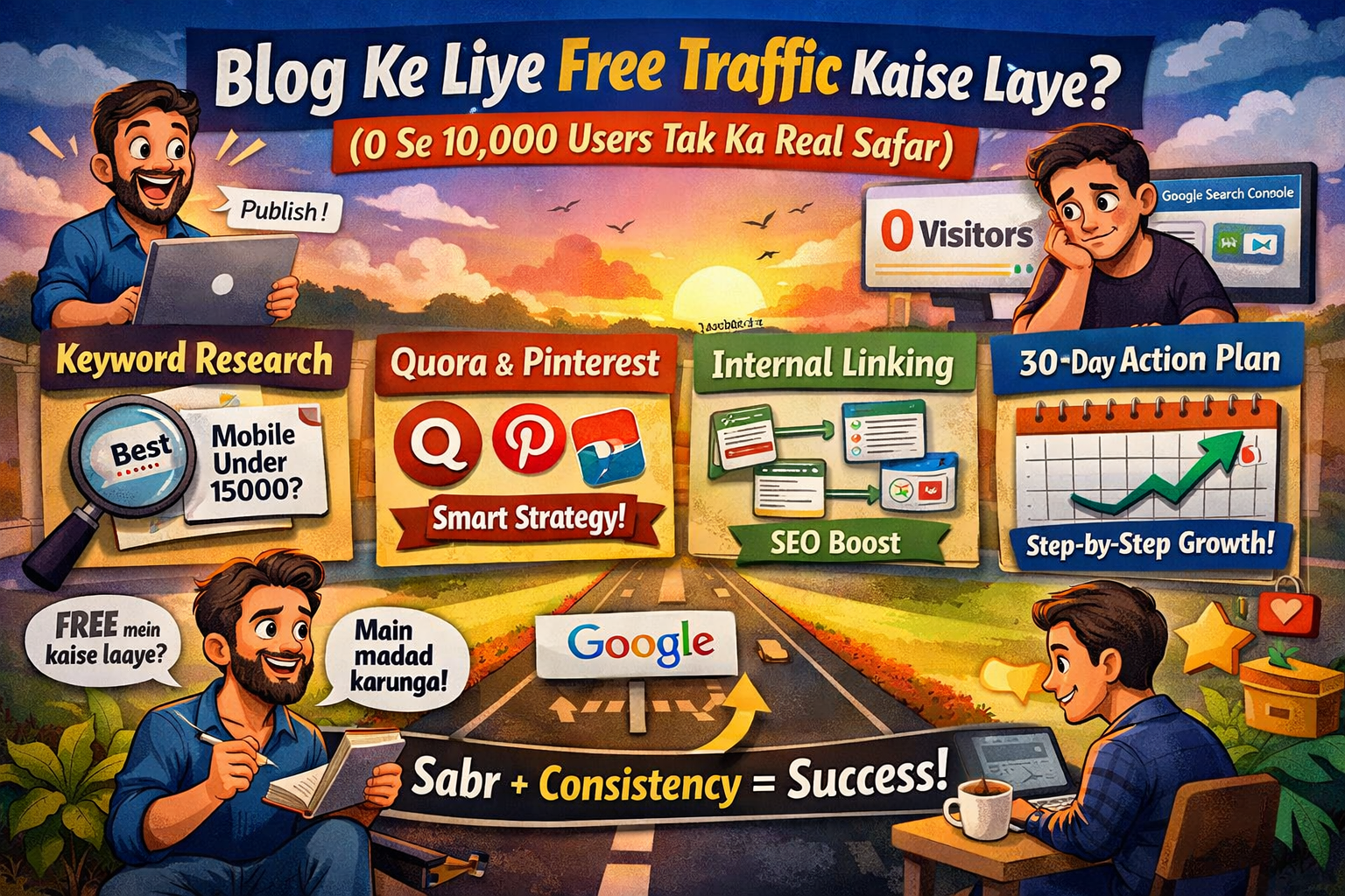 Blog Ke Liye Free Traffic Kaise Laye?