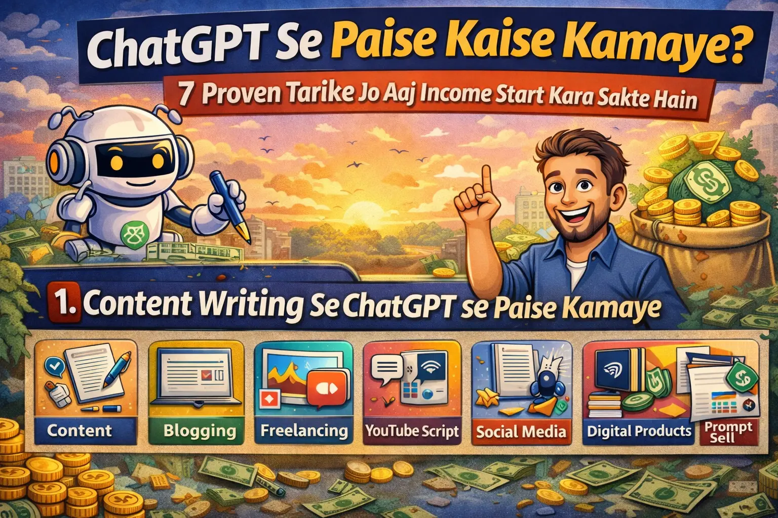 ChatGPT Se Paise Kaise Kamaye? 7 Proven Tarike Jo Aaj Income Start Kara Sakte Hain